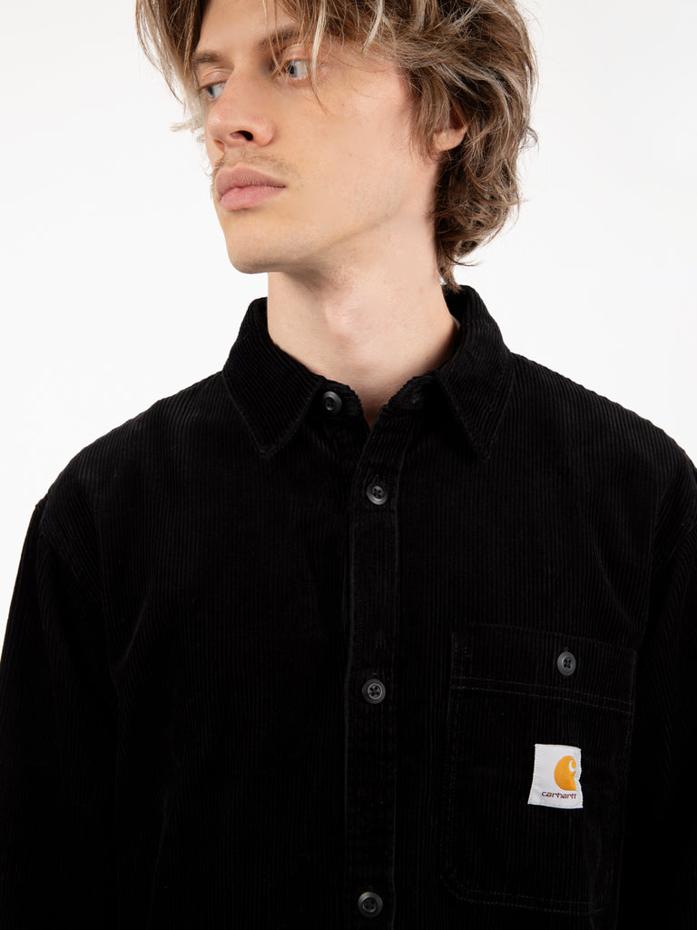 Carhartt WIP - L/S Flint Shirt black