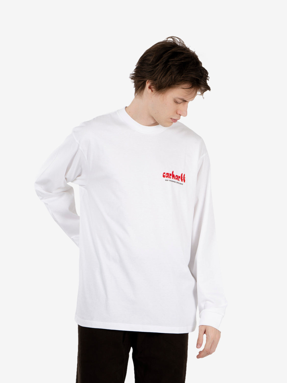 L/S Framework t-shirt white