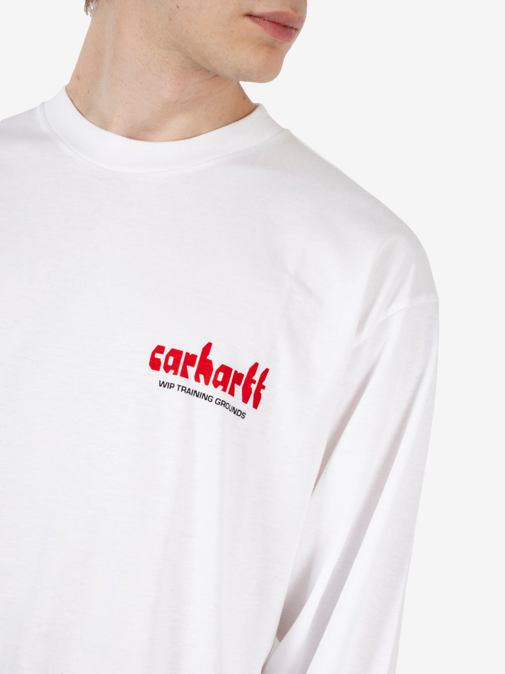 L/S Framework t-shirt white