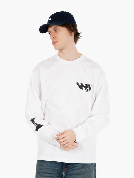 L/S Industry long sleeve t-shirt white / black