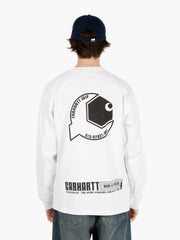 Carhartt WIP - L/S Industry long sleeve t-shirt white / black