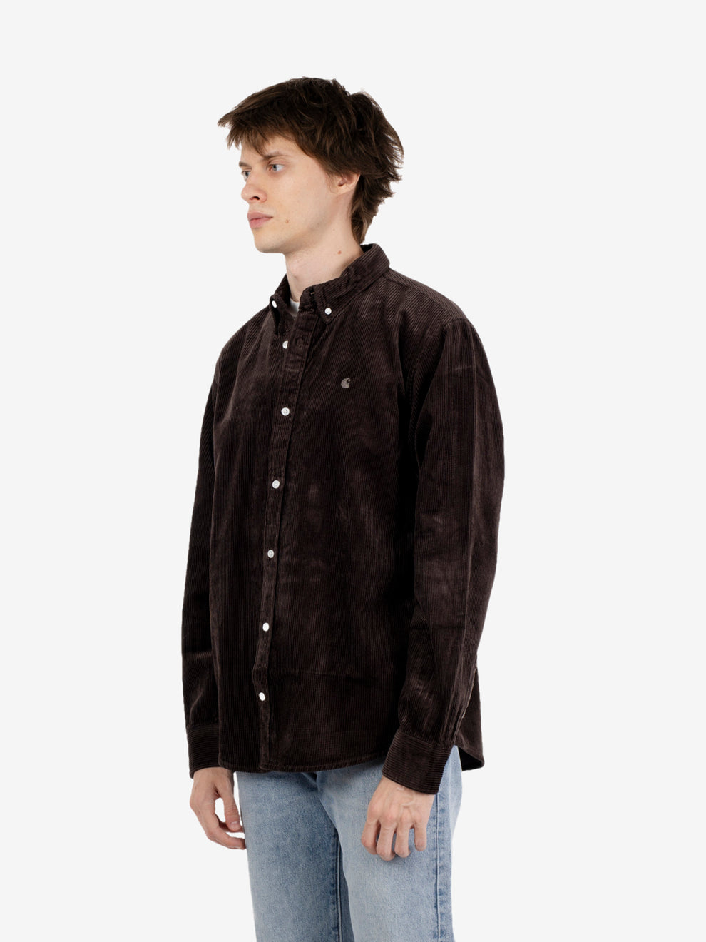 L/S MADISON CORD SHIRT TOBACCO I029958.47XX.03