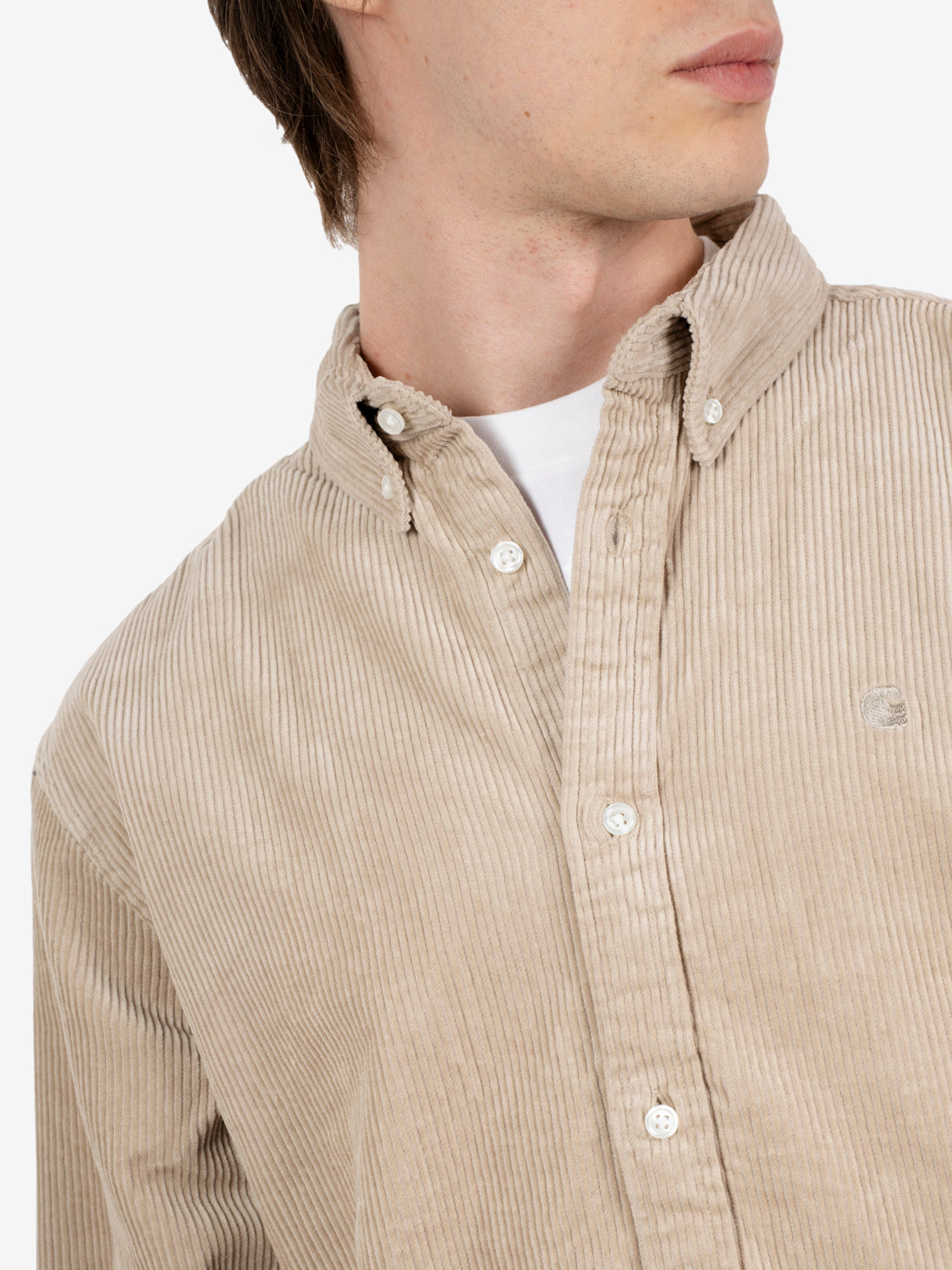 L/S Madison Cord Shirt wall