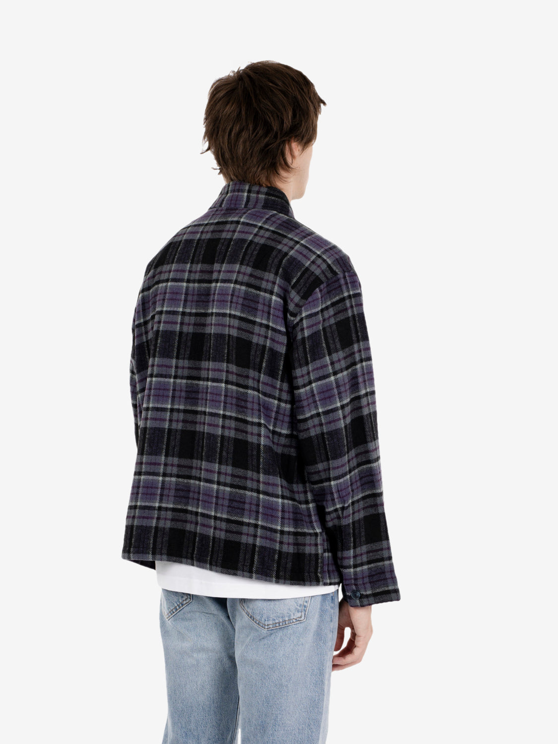 L/S PARSON SHIRT PARSON CHECK SHADY PURPLE I037051.3VLXX.03