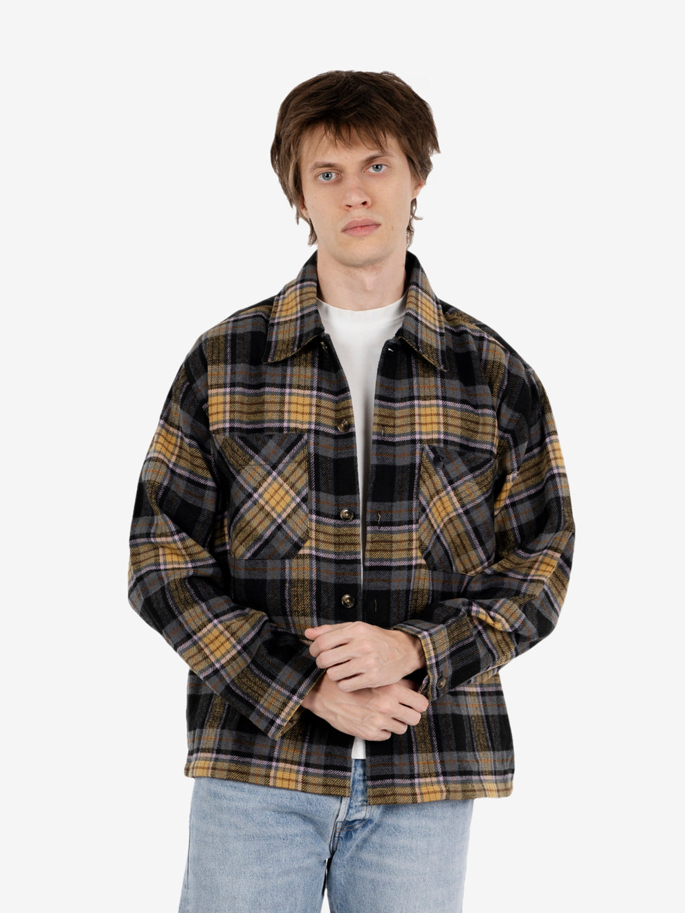 L/S PARSON SHIRT PARSON CHECK WIP DUSTY H I037051.3VJXX.03