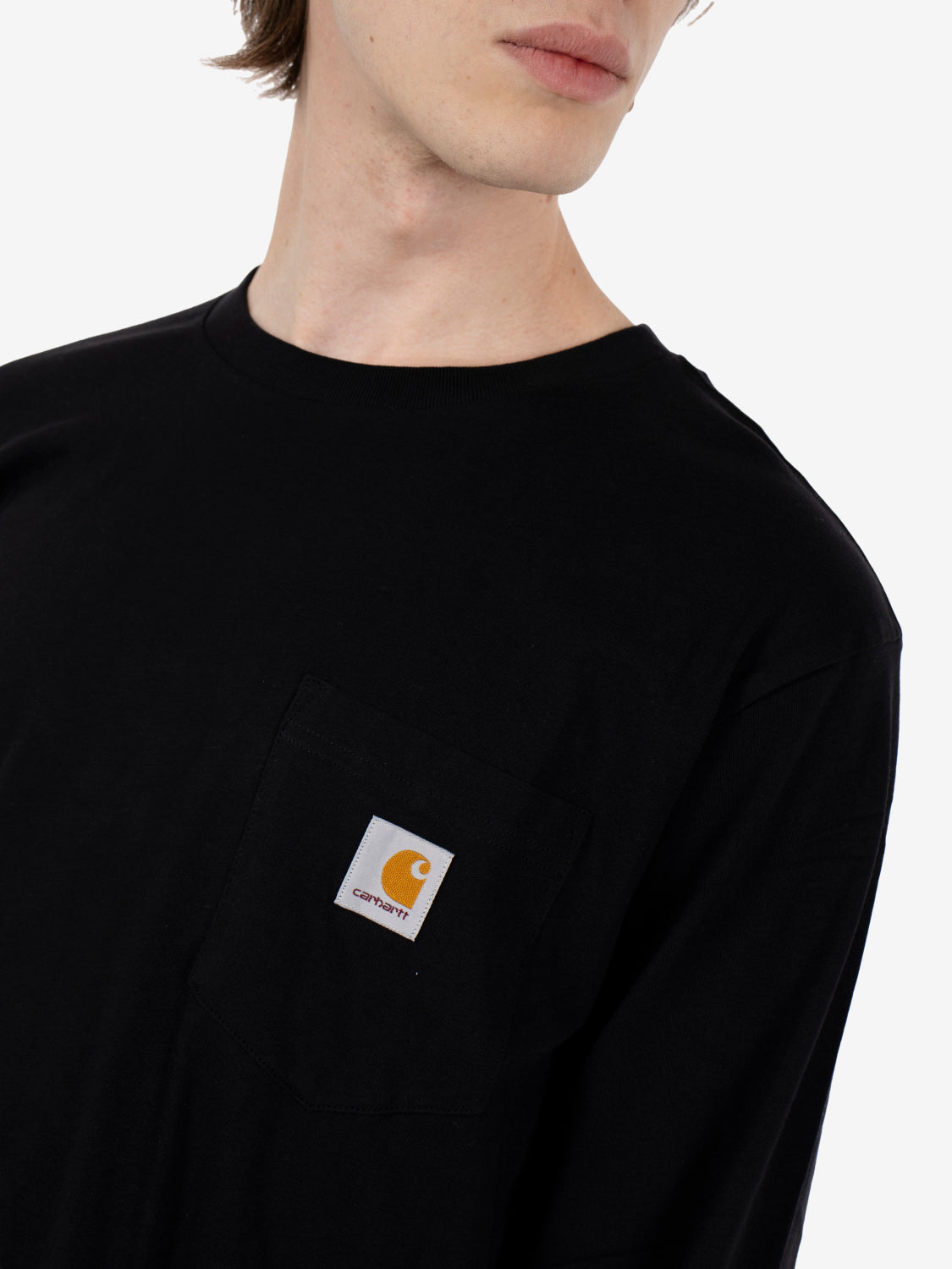 Carhartt WIP - L/S Pocket T-Shirt black/black | STIMM