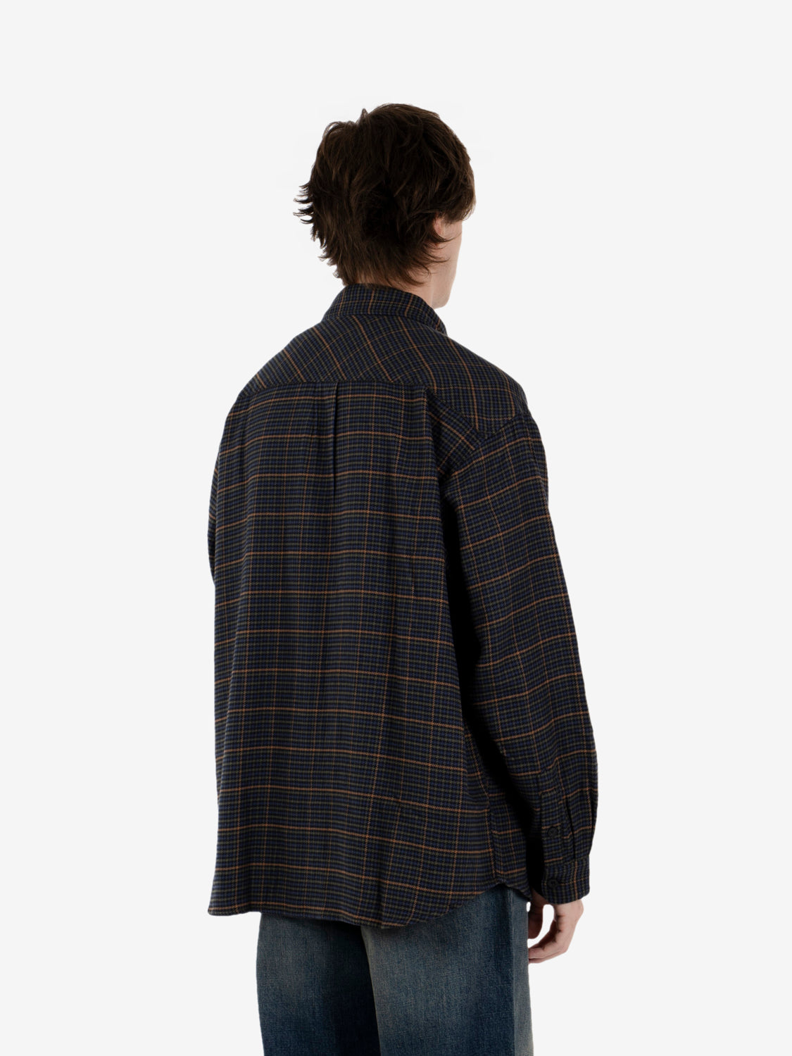 L/S Todrick shirt todrick houndstooth / blue