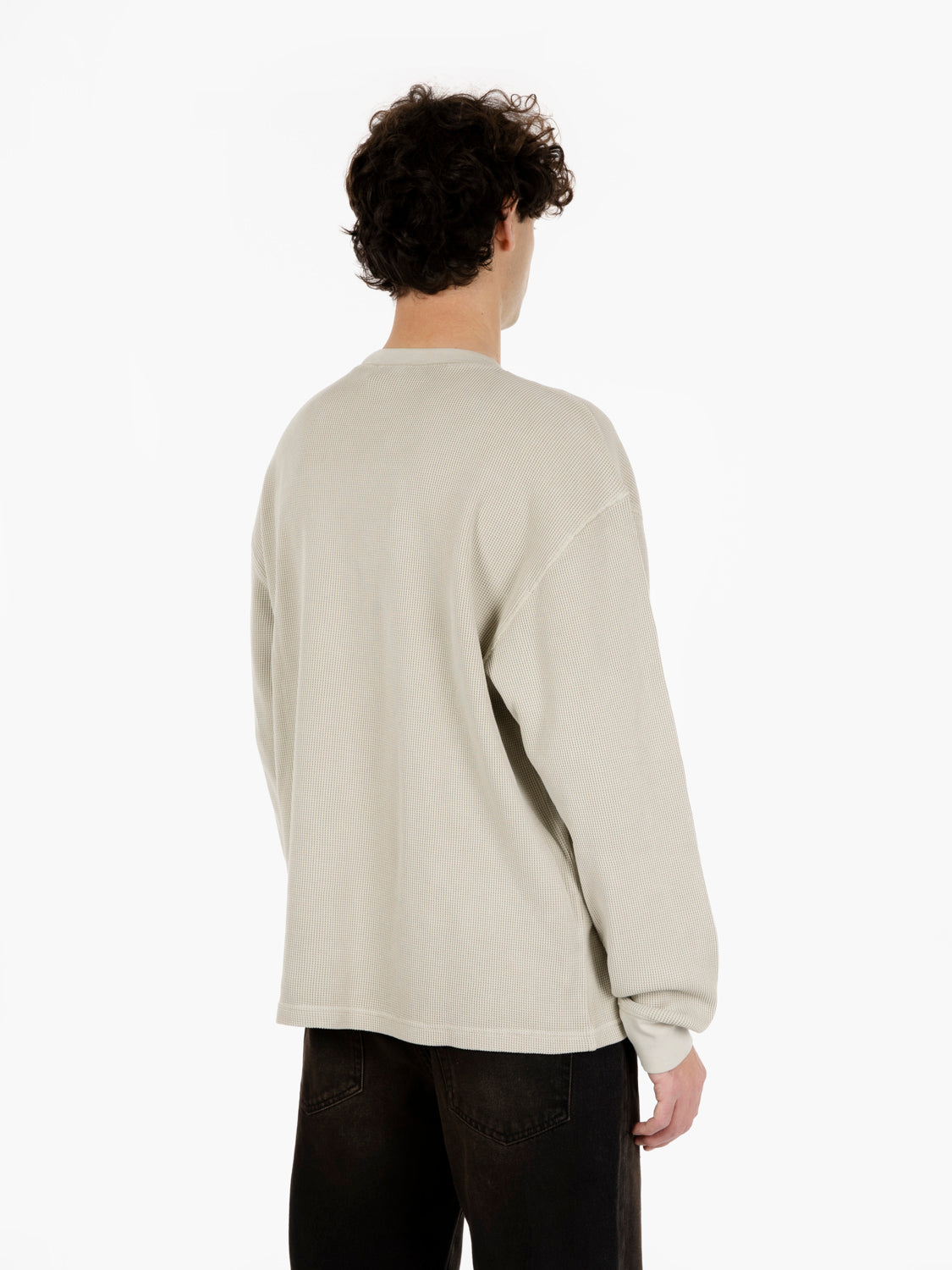 L/S Vista Waffle t-shirt fleur de sel 