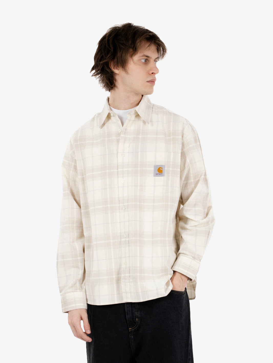 L/S Wilber Shirt Wilber Check / Natural