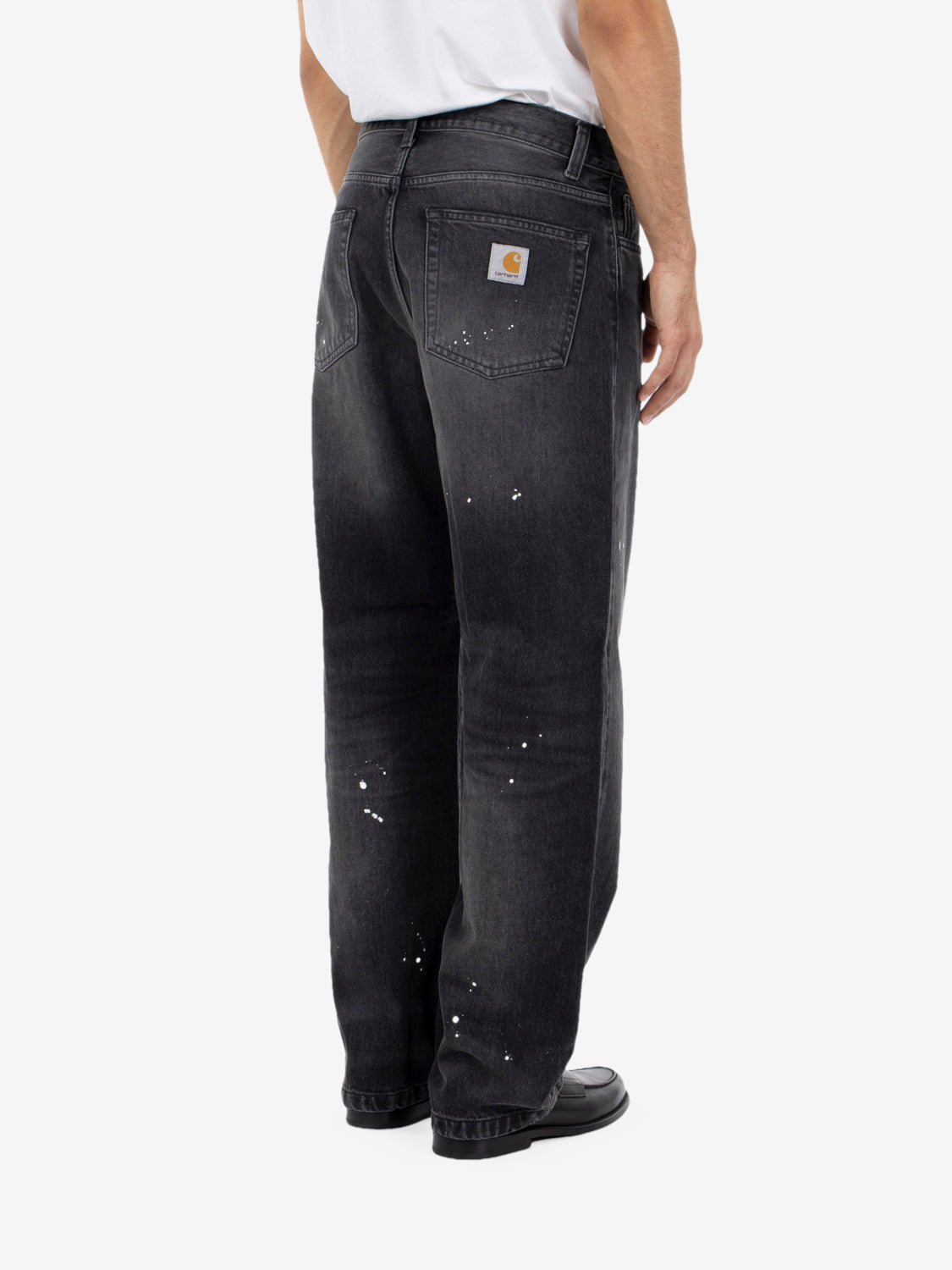 Landon Pant black destroy wash