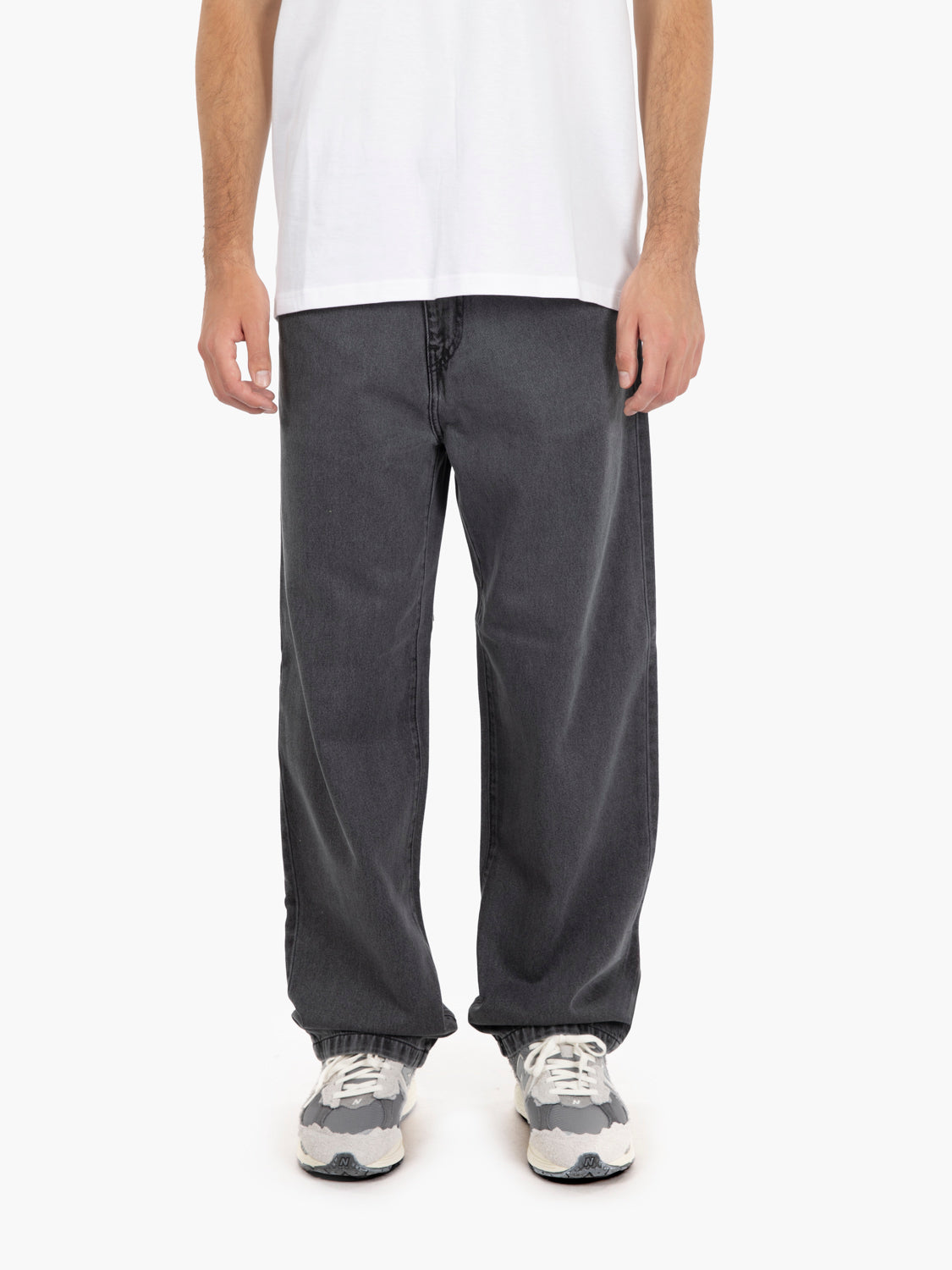 Landon pant black heavy stone wash