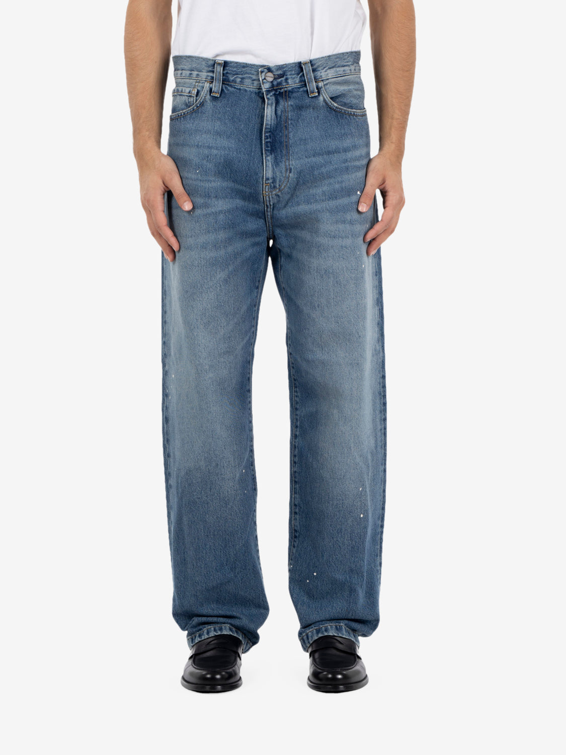 Landon Pant blue destroy wash