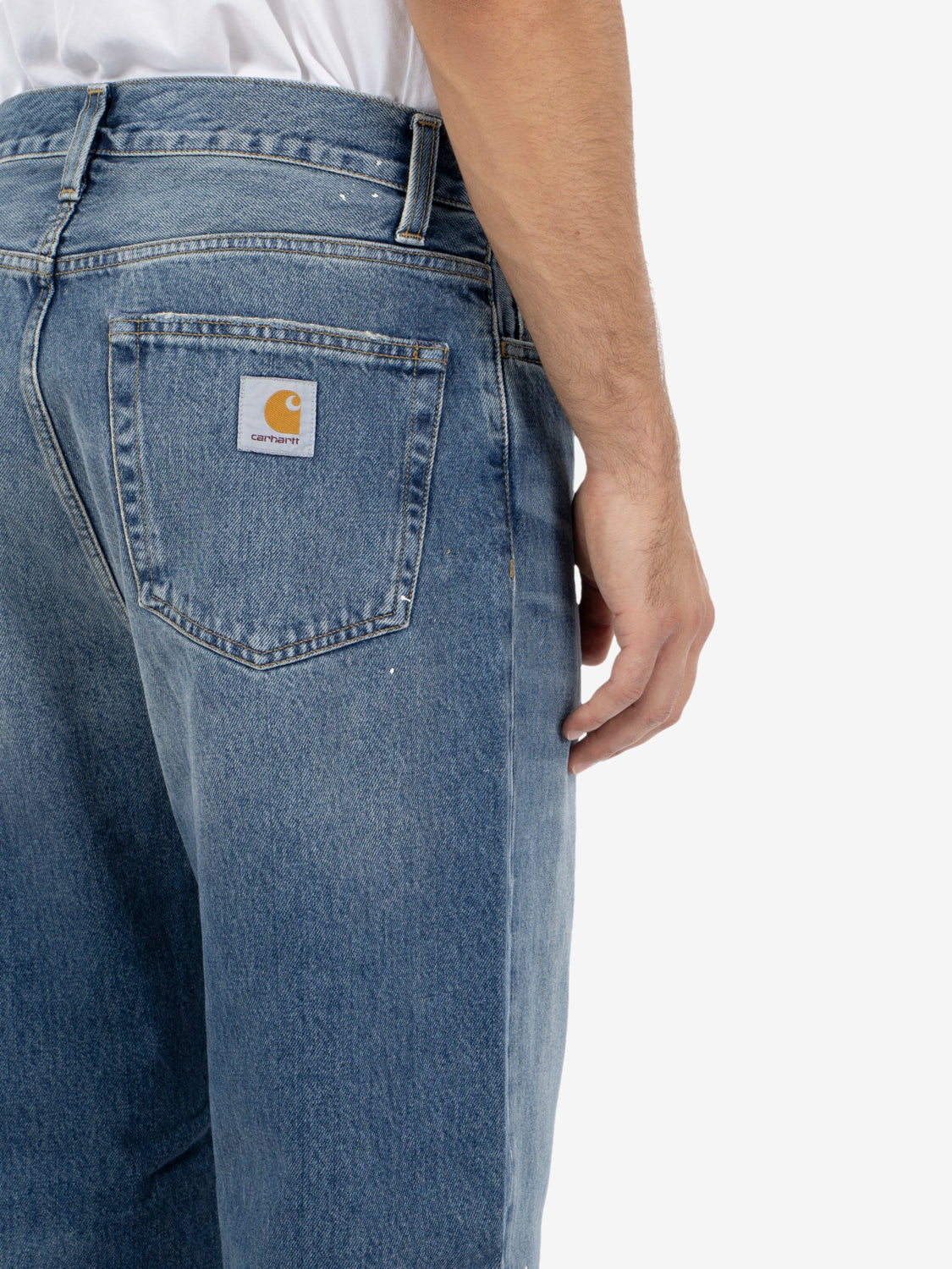 Landon Pant blue destroy wash