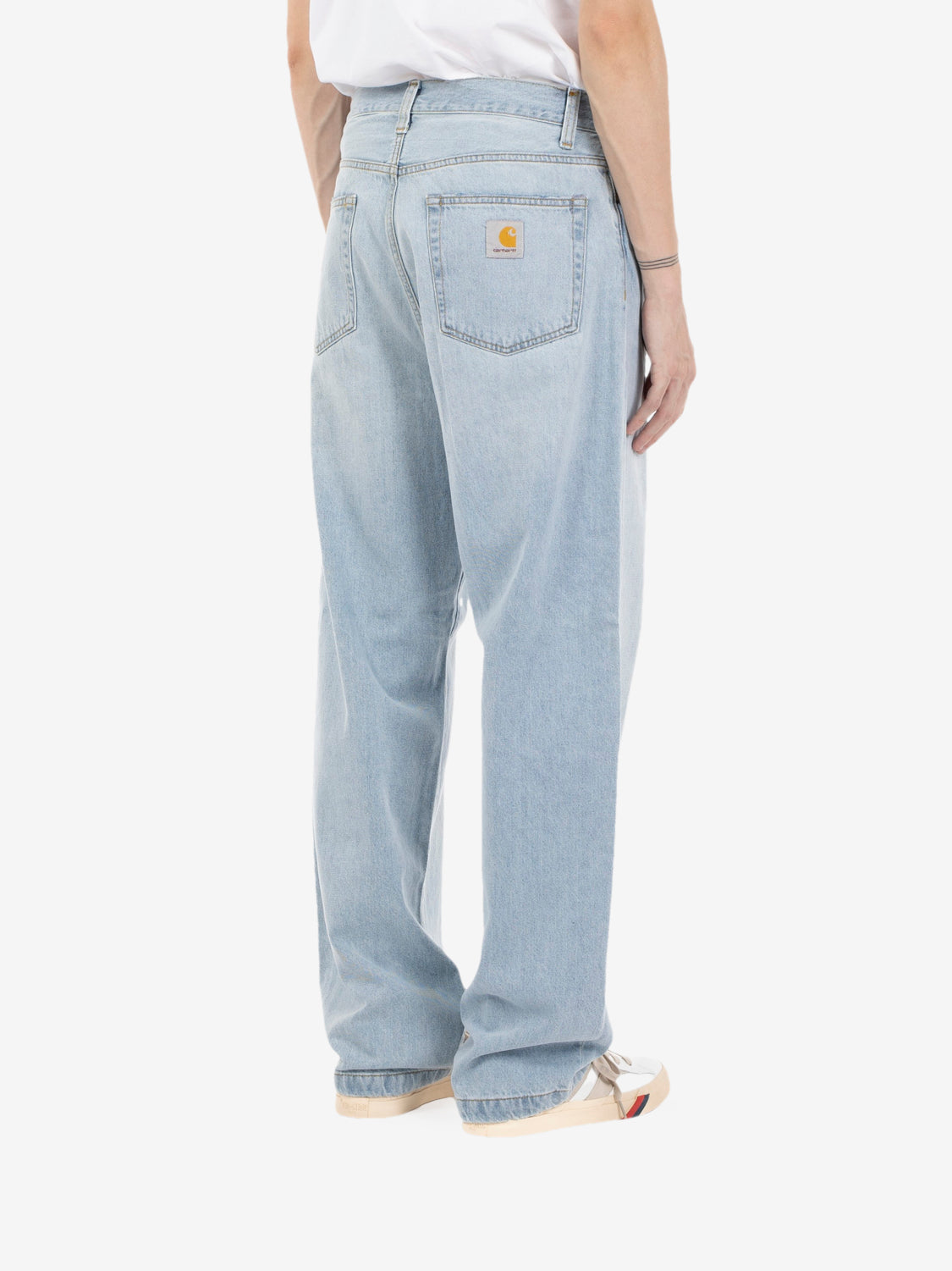 Landon Pant blue heavy worn bleached