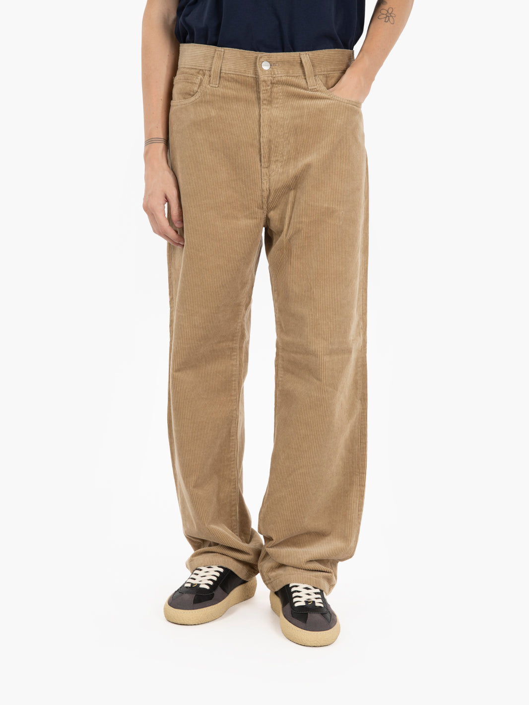 Landon Pant corduroy leather rinsed