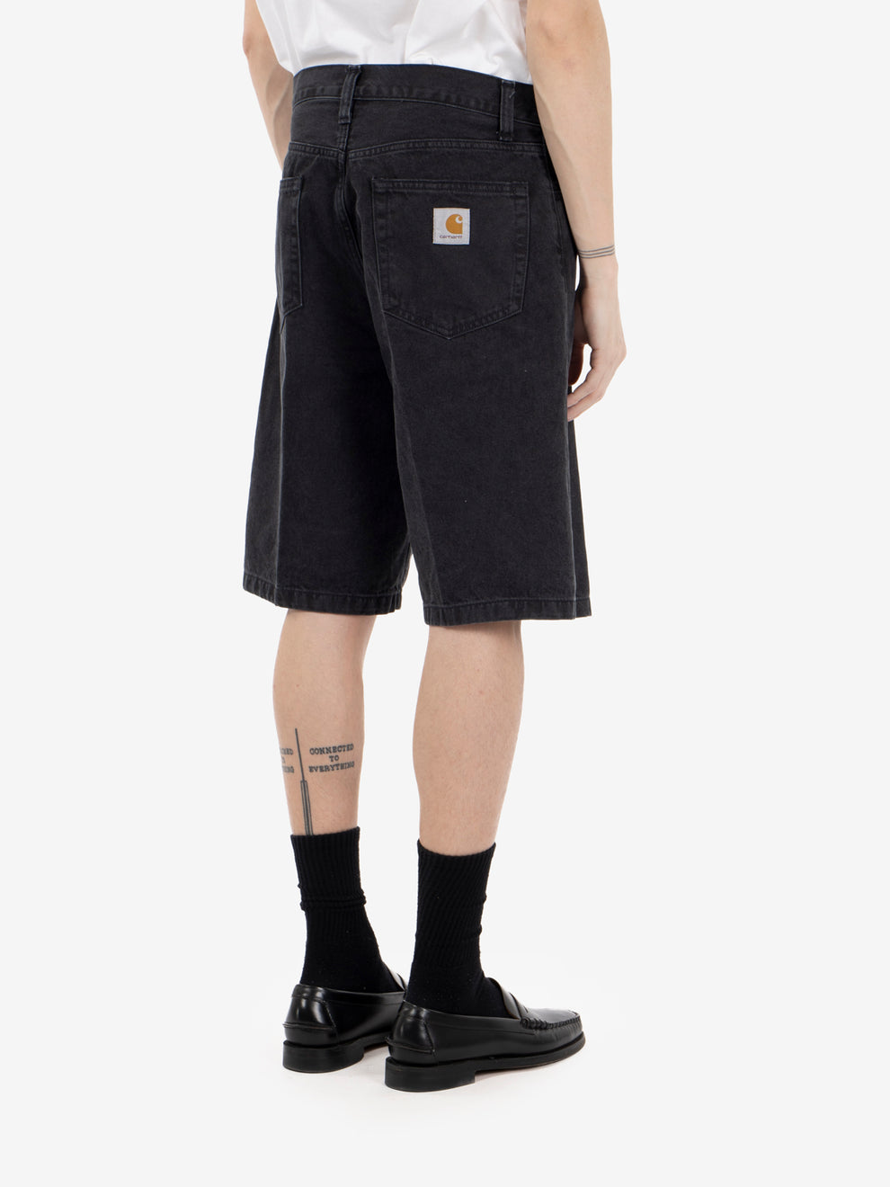Landon Short black stone washed