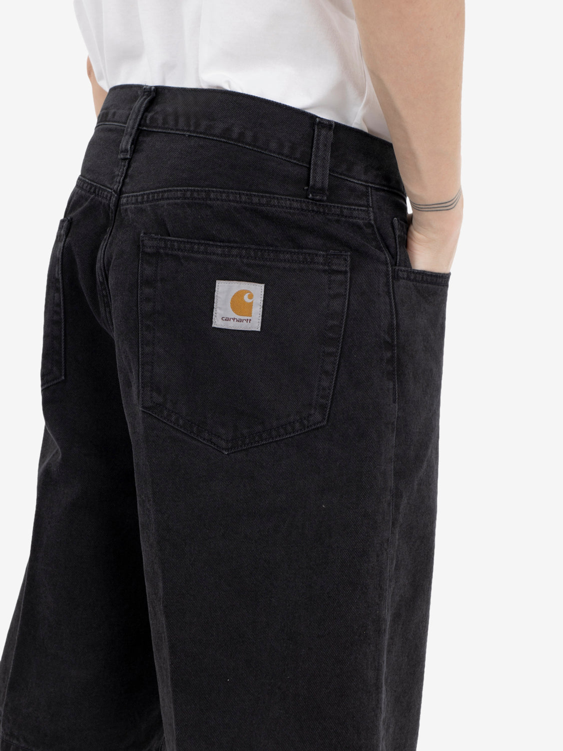 Landon Short black stone washed