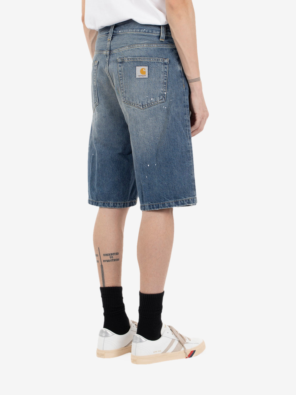 Landon Short blue destroy wash