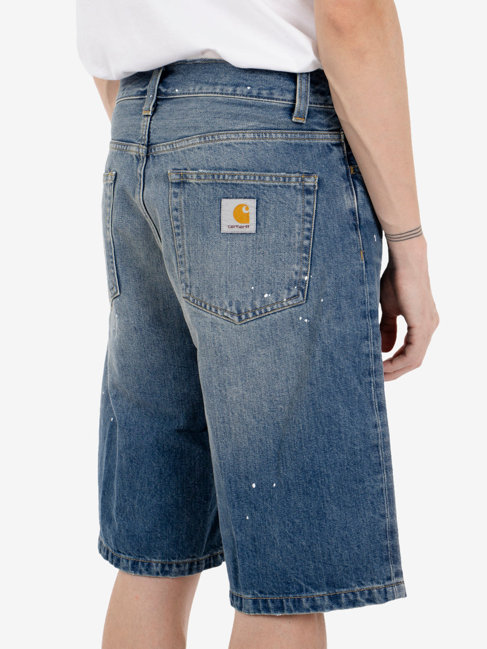 Landon Short blue destroy wash