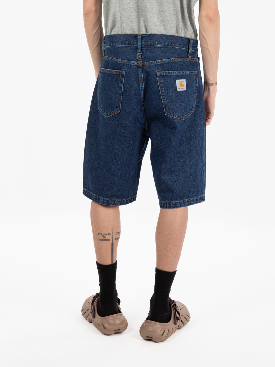 Landon Short blue stone wash