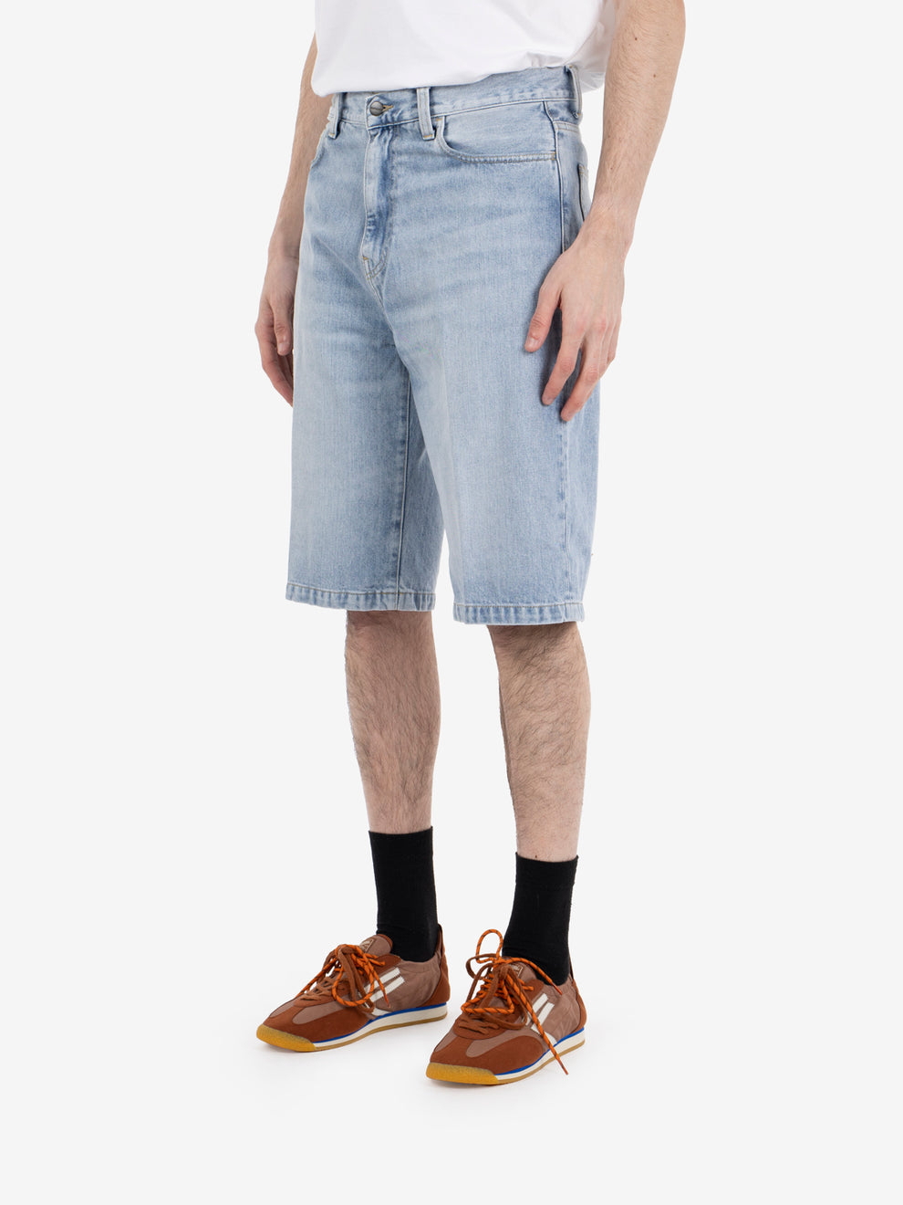 Langdon Short blue heavy stone 