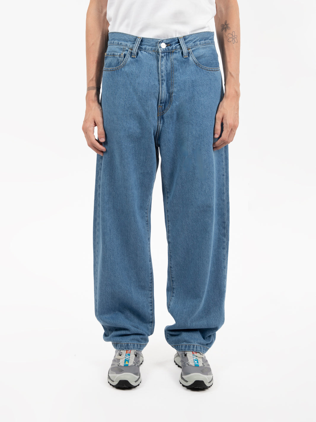 London pant blue heavy stone washed 