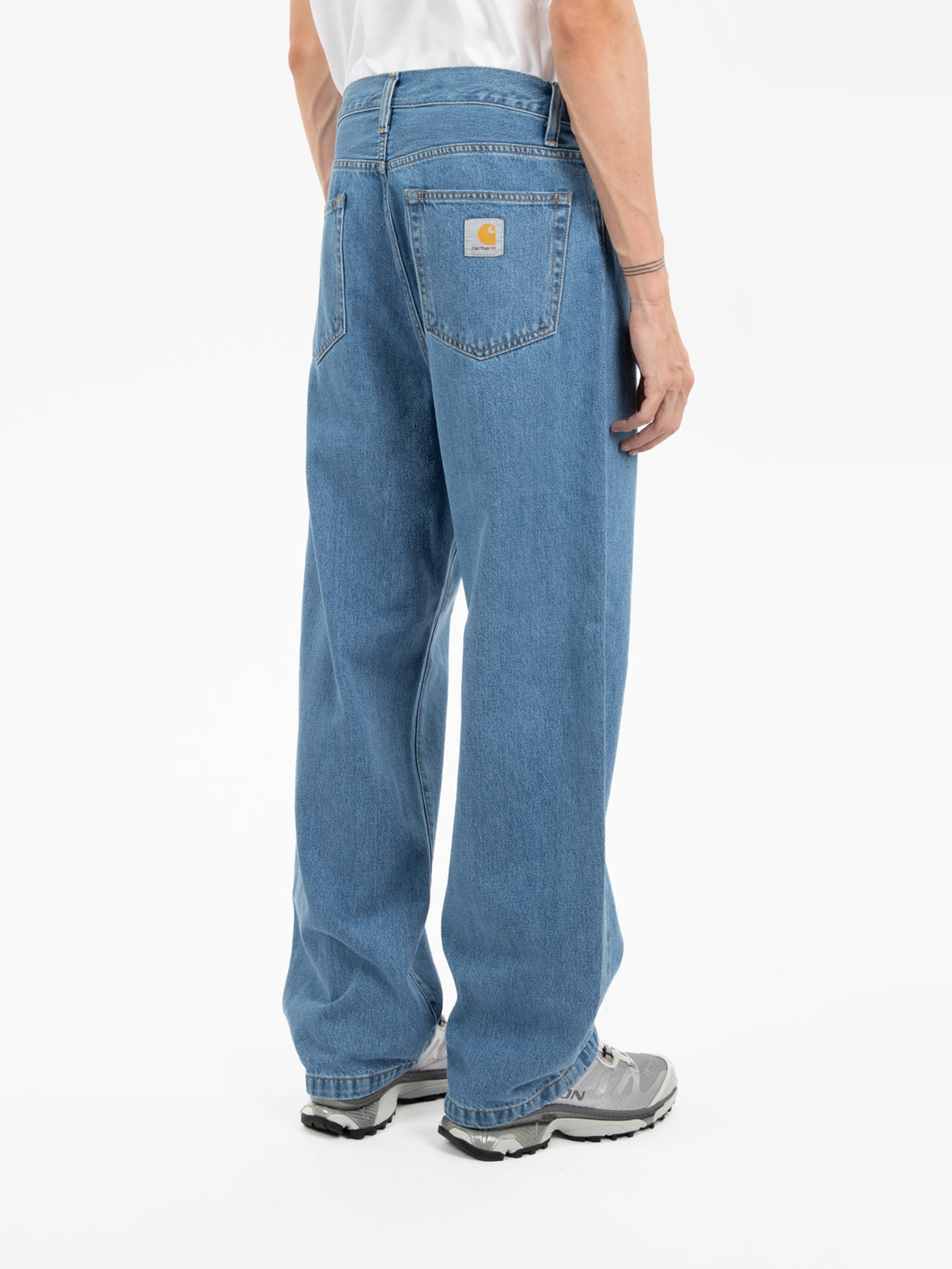 London pant blue heavy stone washed 