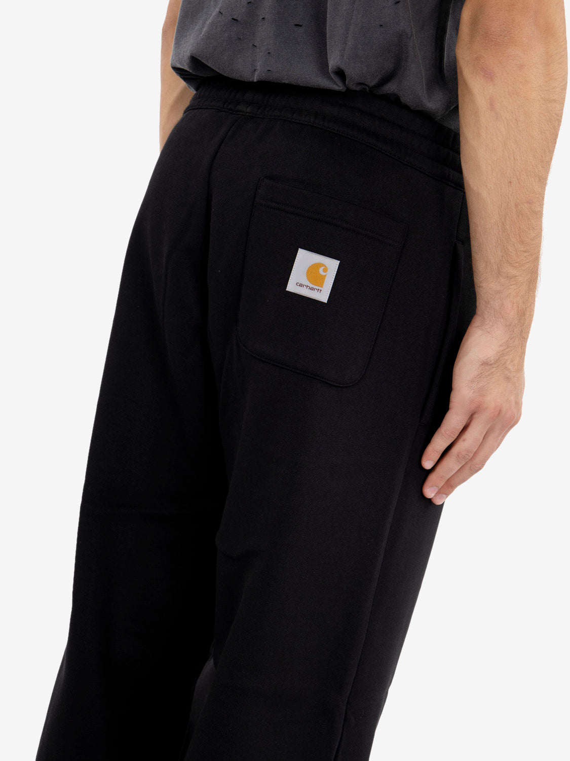 Mack sweatpants black / wax