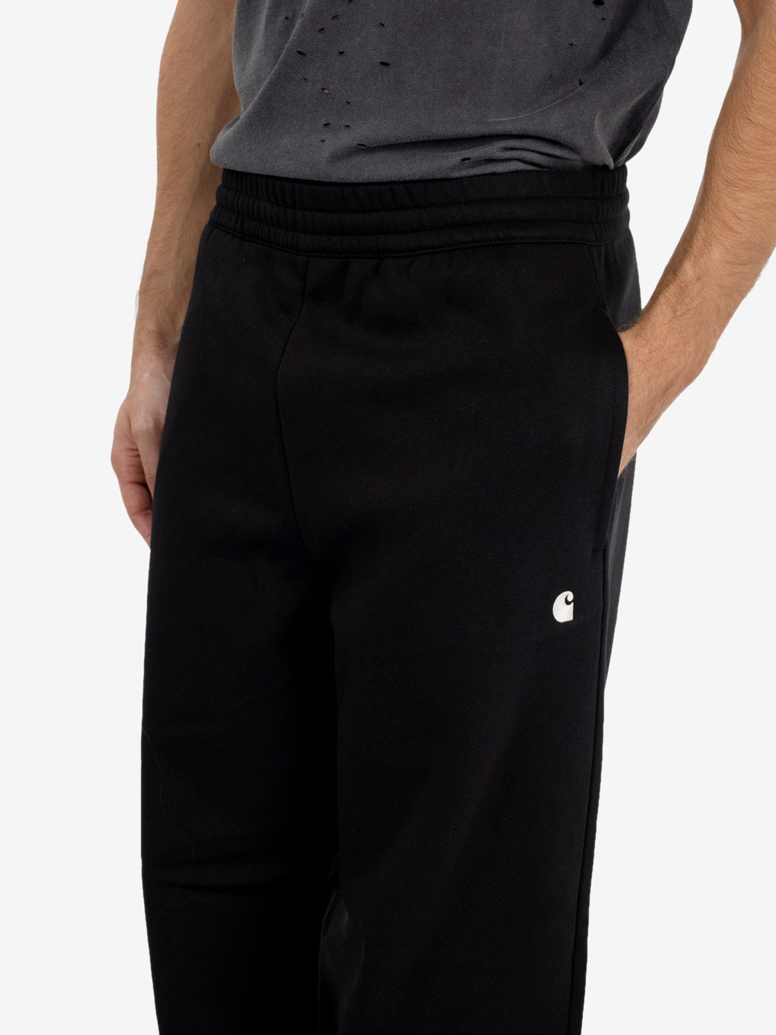 Mack sweatpants black / wax