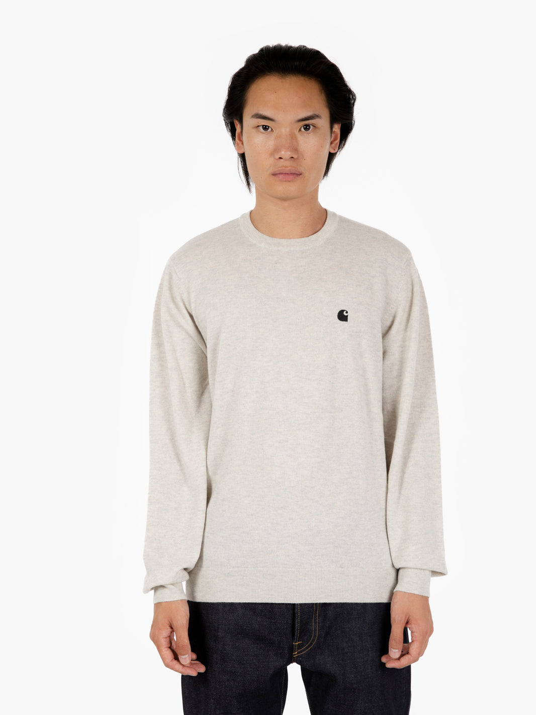 Madison sweater fleur de sel / black