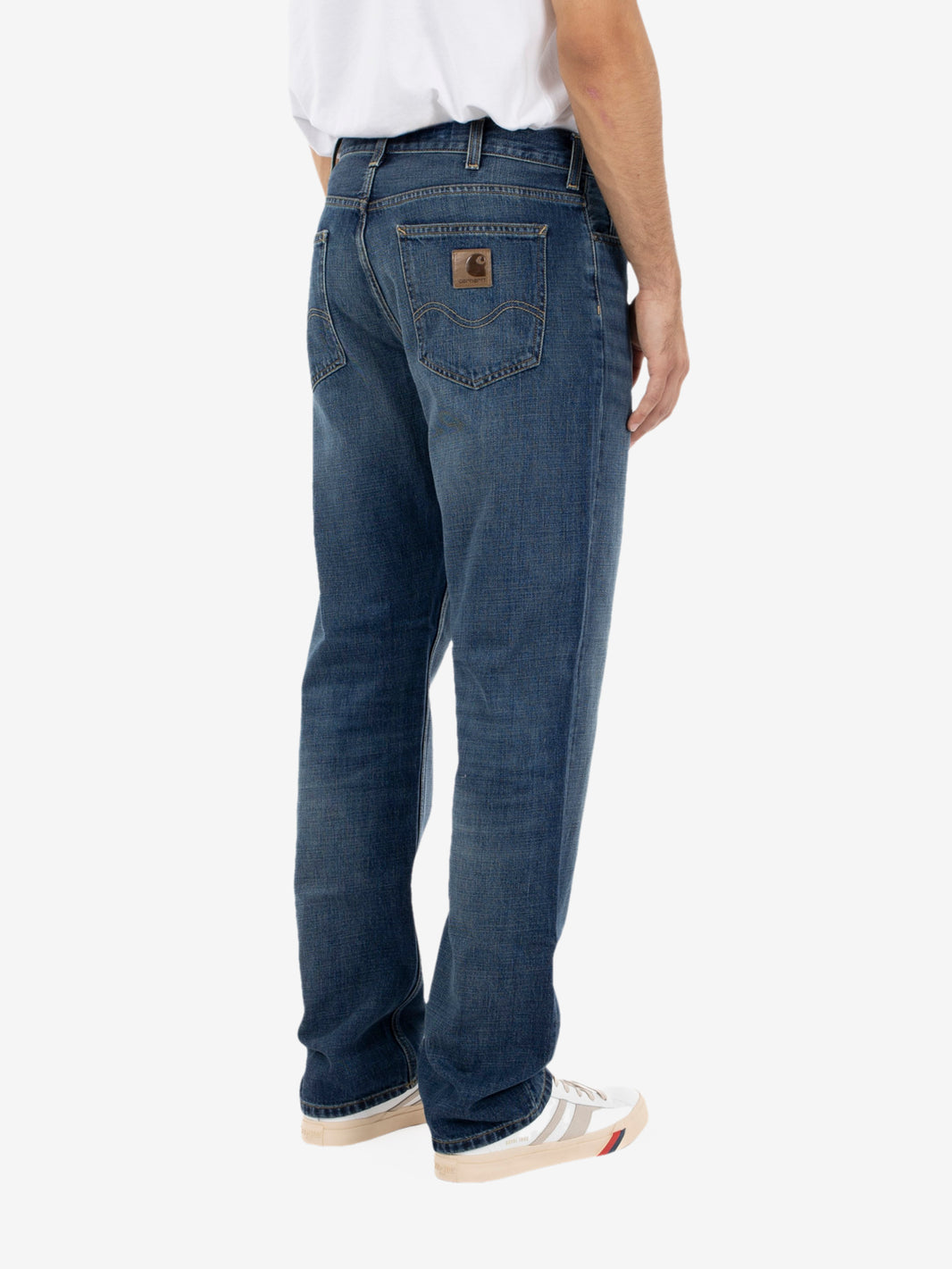 Marlow Pant Dark Blue Used Wash