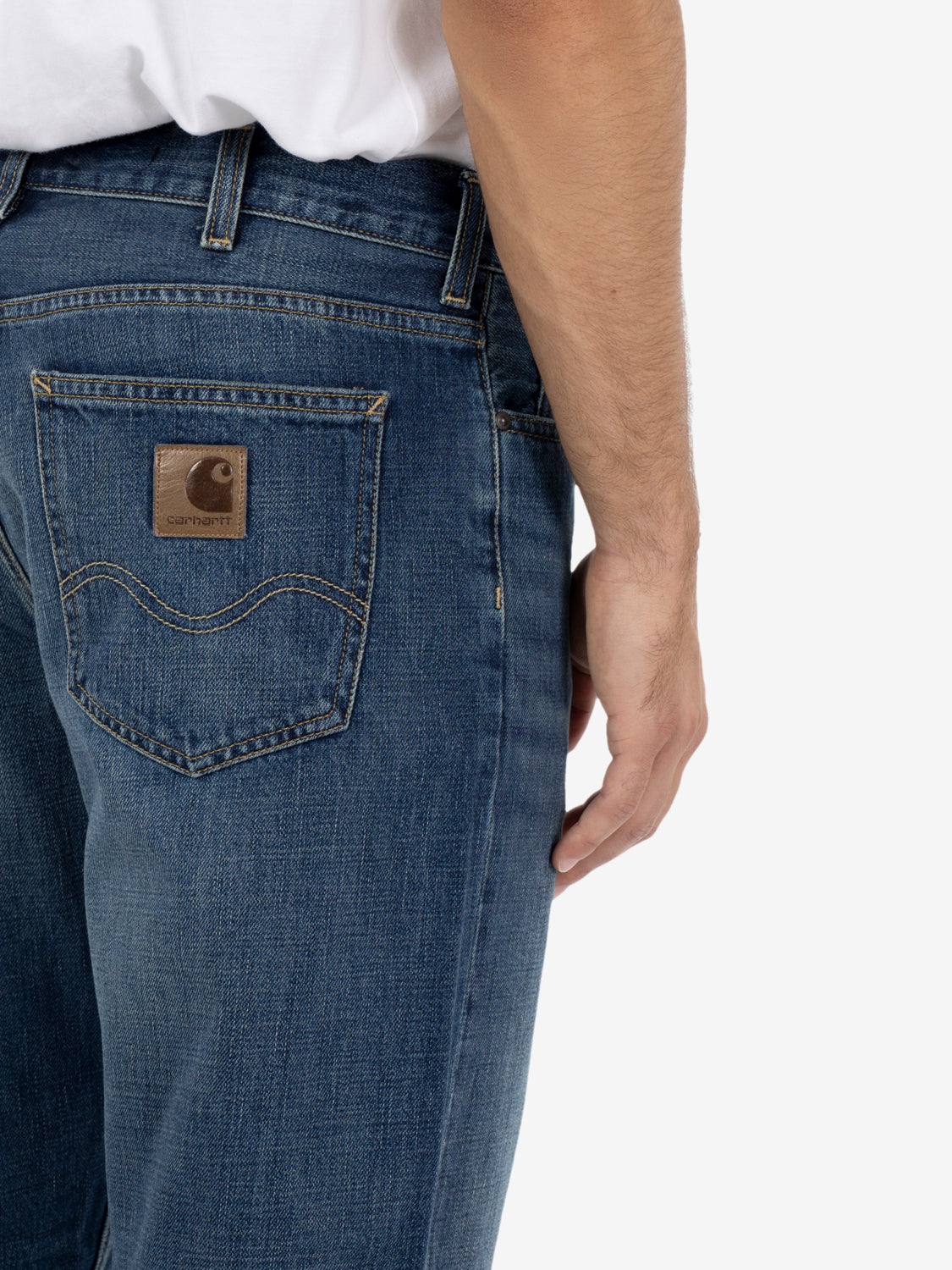 Marlow Pant Blue dark used wash