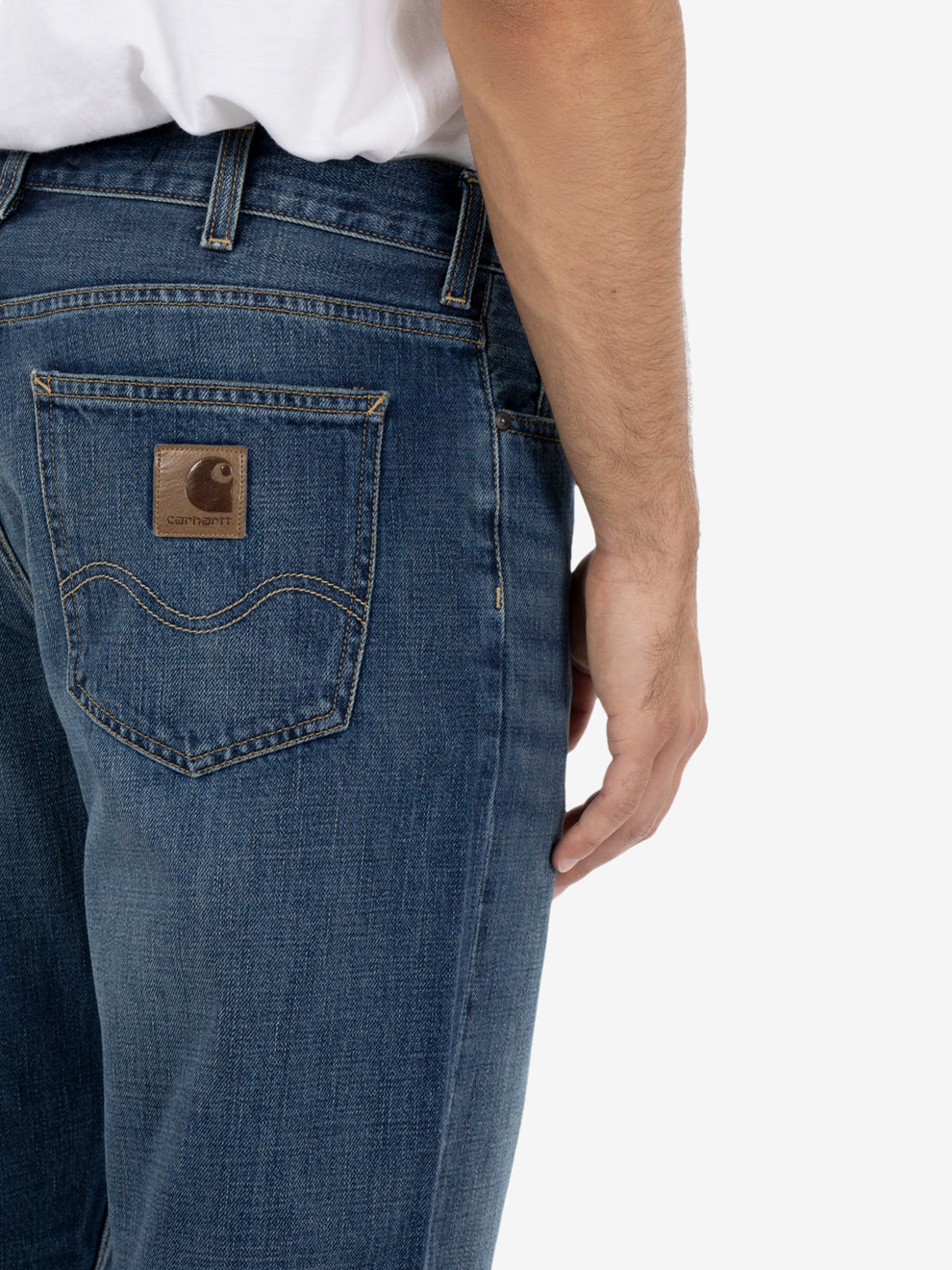 Marlow Pant Blue dark used wash