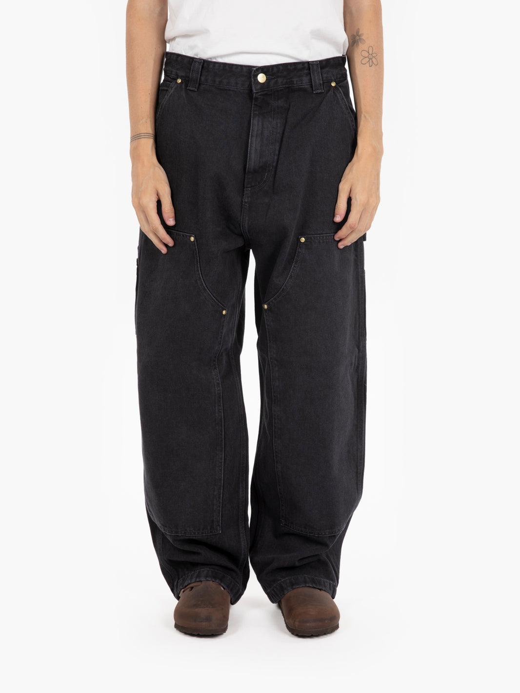 Nash double knee pant black 