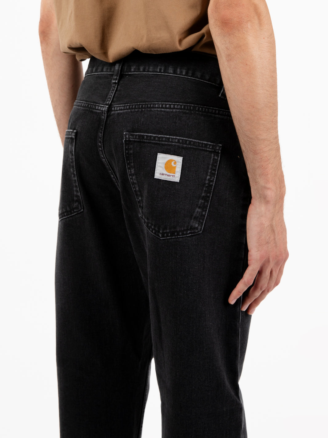 Newel Pant Black Stone Washed