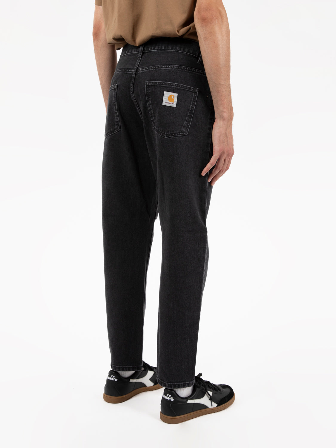 Newel Pant Black Stone Washed