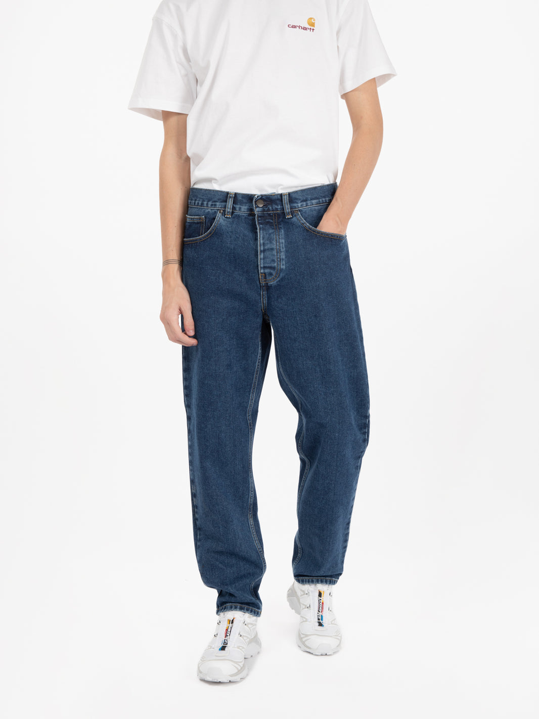 Newel Pant Blue Stone Washed 