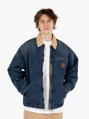 Carhartt WIP - Og Detroit jacket blue / dusty brown