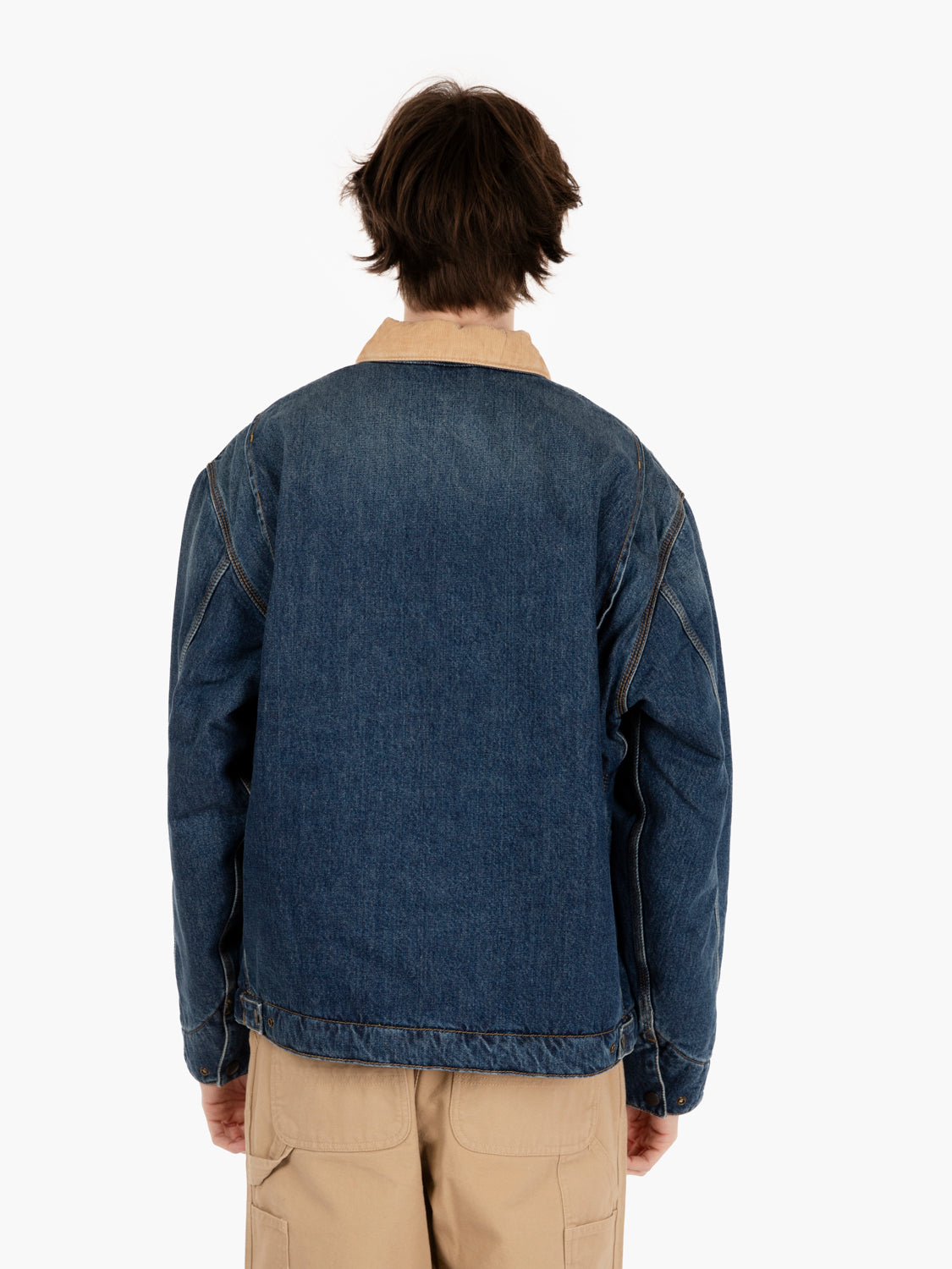 Og Detroit jacket blue / dusty brown