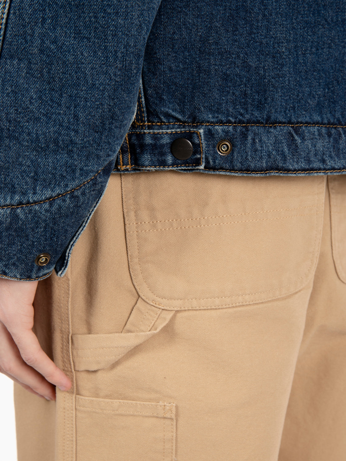 Og Detroit jacket blue / dusty brown