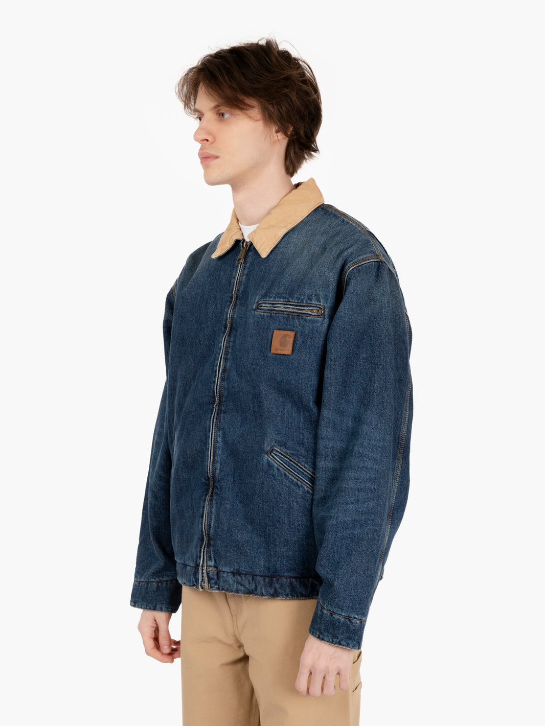 Og Detroit jacket blue / dusty brown