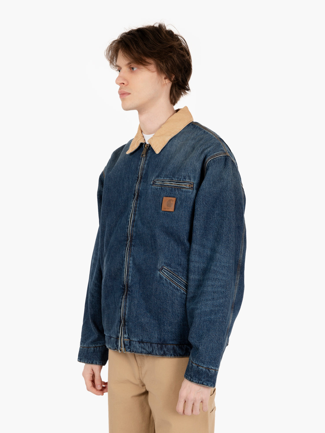 Og Detroit jacket blue / dusty brown