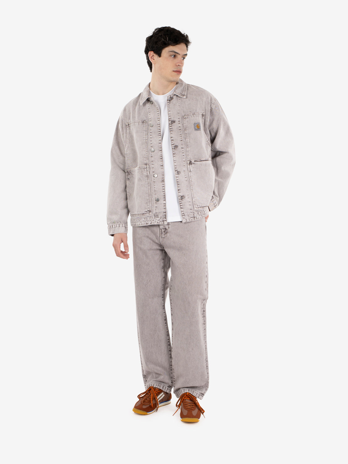 OG Double Front Jacket Shale chalk wash