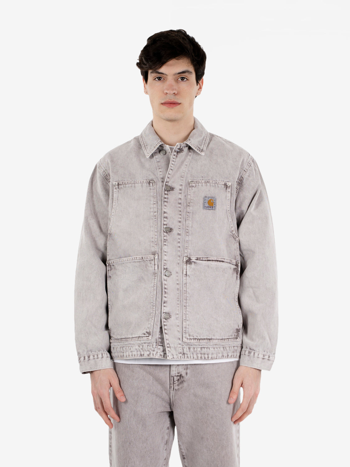 OG Double Front Jacket Shale chalk wash
