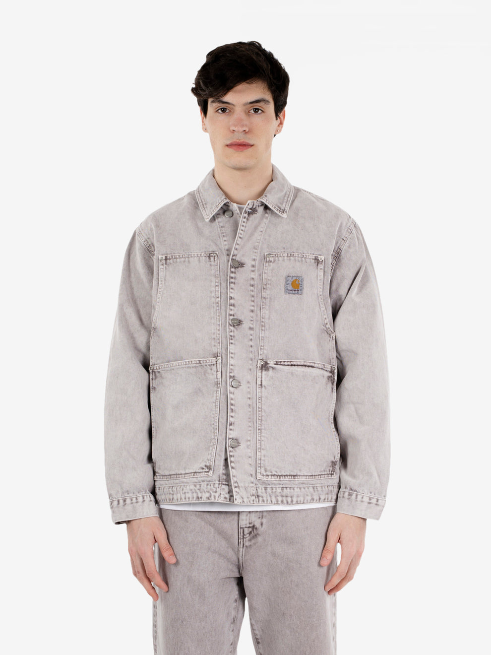 OG Double Front Jacket Shale chalk wash