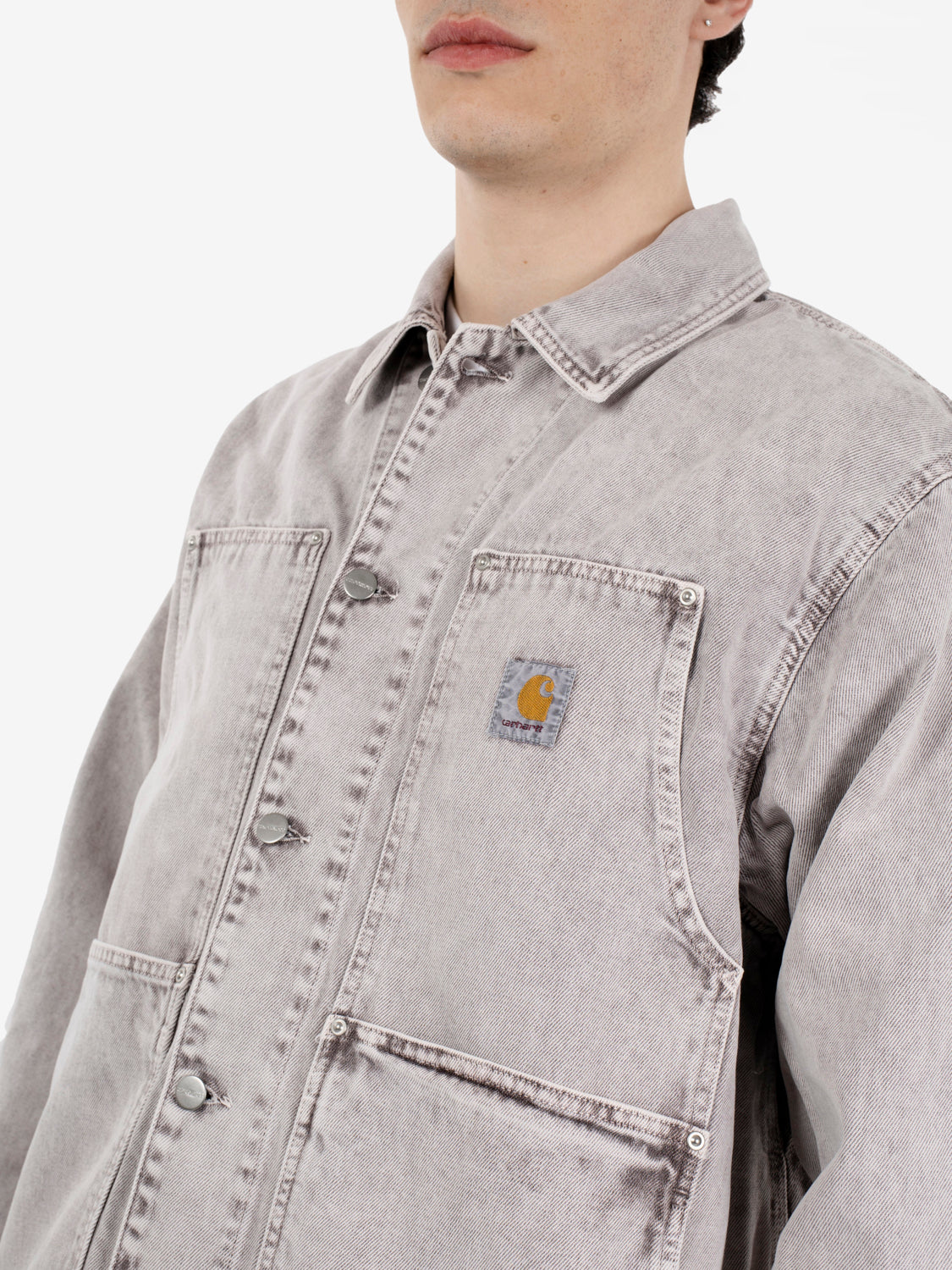 OG Double Front Jacket Shale chalk wash