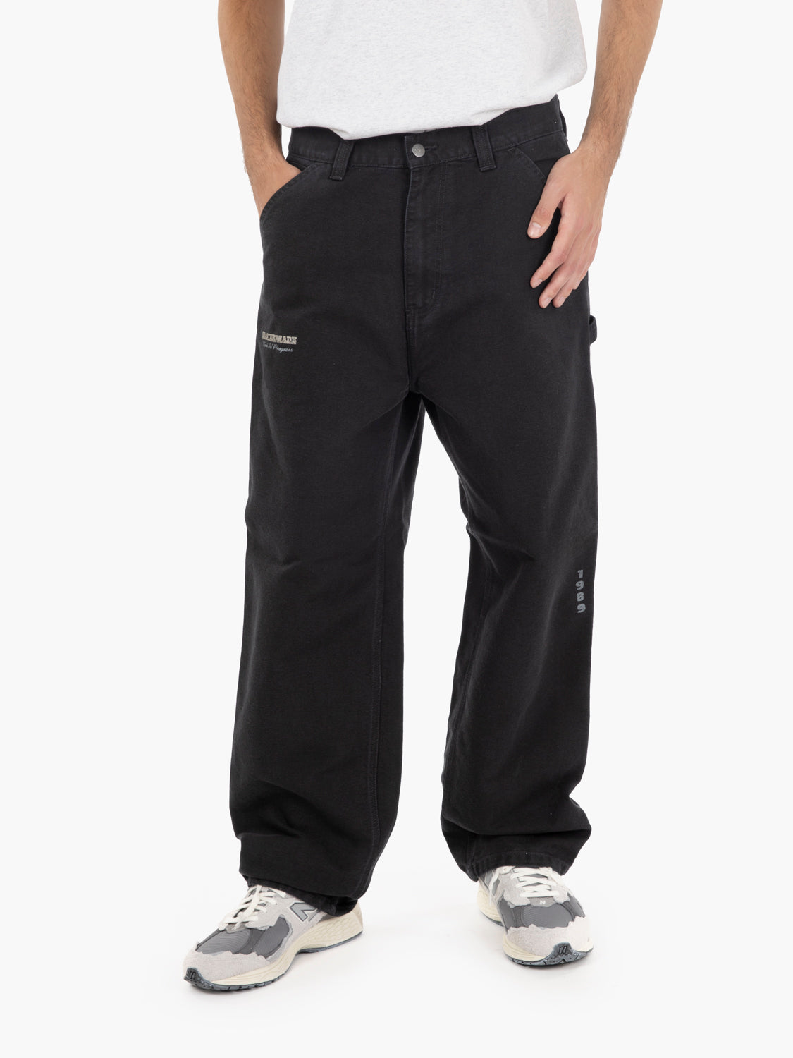 OG Single Knee graphic pant black