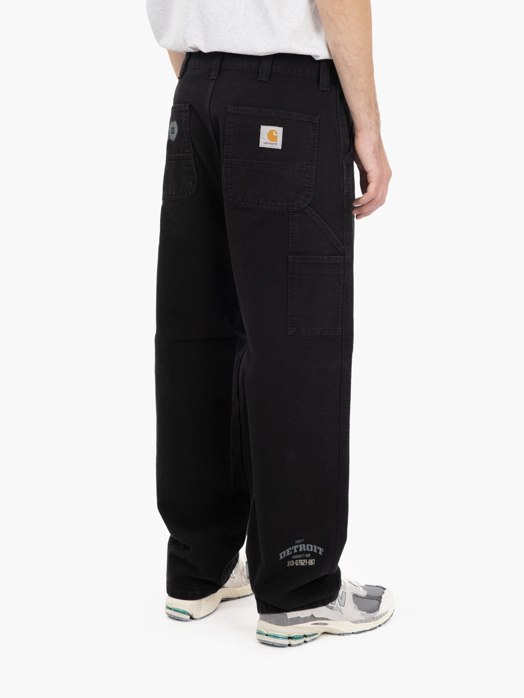 OG Single Knee graphic pant black