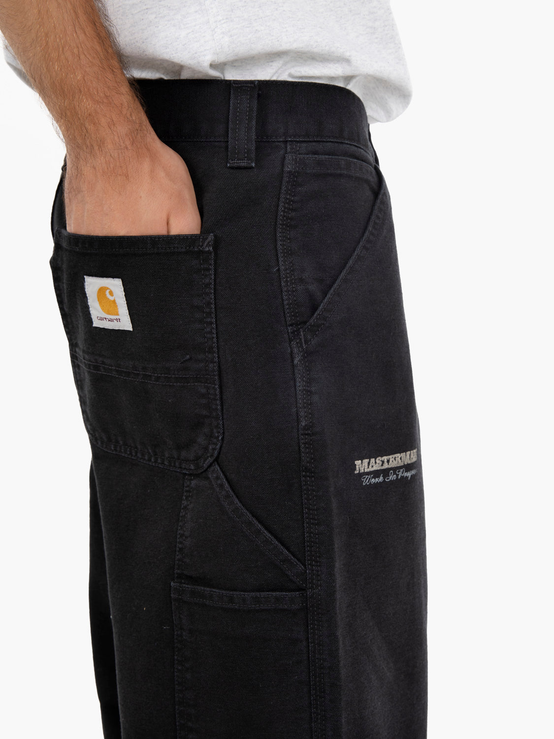 OG Single Knee graphic pant black