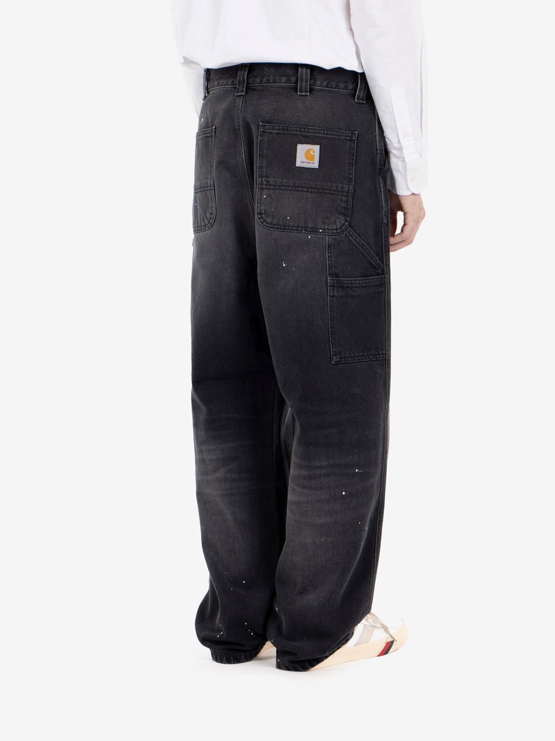 OG Single Knee Pant blue destroy black
